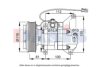 MAZDA D65161K00C Compressor, air conditioning